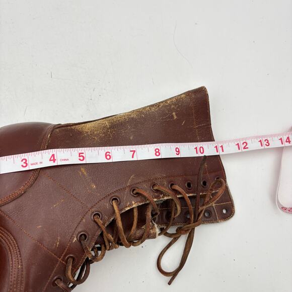 Vintage WWII 1942 Paratrooper Jump Boots International Shoe Co. 9 D main image 15